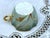 Art Nouveau Collectible Chocolate Cup and Saucer in Eggshell Porcelain with Gold Trim, France, 1890s, Set of 2 For Sale - Image 6 of 10