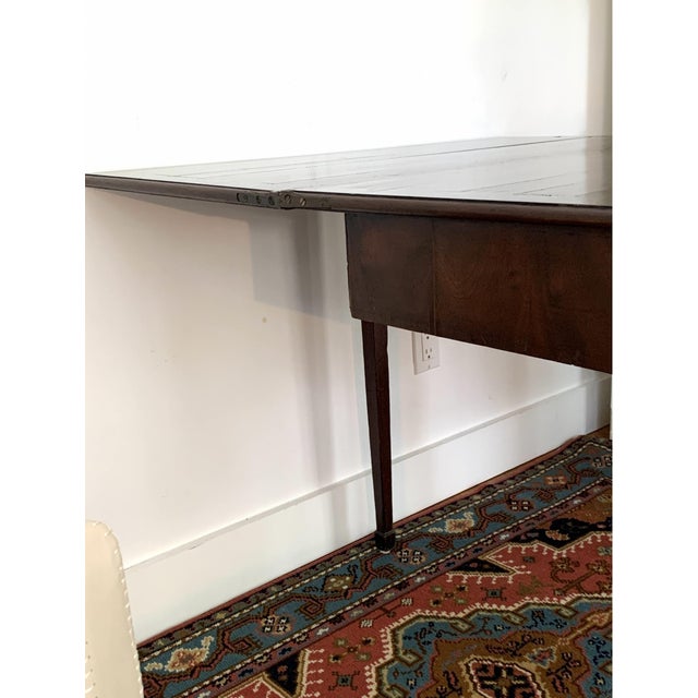 18th Century Georgian Style Mahogany Flip Top Card Table For Sale - Image 9 of 10