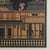 Wood Vintage Modernist Architectural Painting With Pagoda For Sale - Image 7 of 9