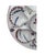 Longchamp 19th Century Majolica Oyster Flowers Plate Longchamp For Sale - Image 4 of 5