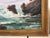Late 20th Century Framed VTG Oil Painting Seascape Signed Theddy Peterson Coastal Waves Rocks Art For Sale In Jacksonville, FL - Image 6 of 10