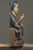 Rustic Antique Large 19th C. Spanish Folk Art Polychrome Virgin Mary Santos Sculpture For Sale - Image 3 of 12