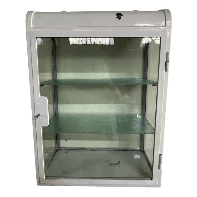 Doctor's Office Display Cabinet, 1950s For Sale