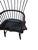 American 1990s Ethan Allen Black Windsor Chair Comb Back Philadelphia Armchair Saddle Seat For Sale - Image 3 of 16