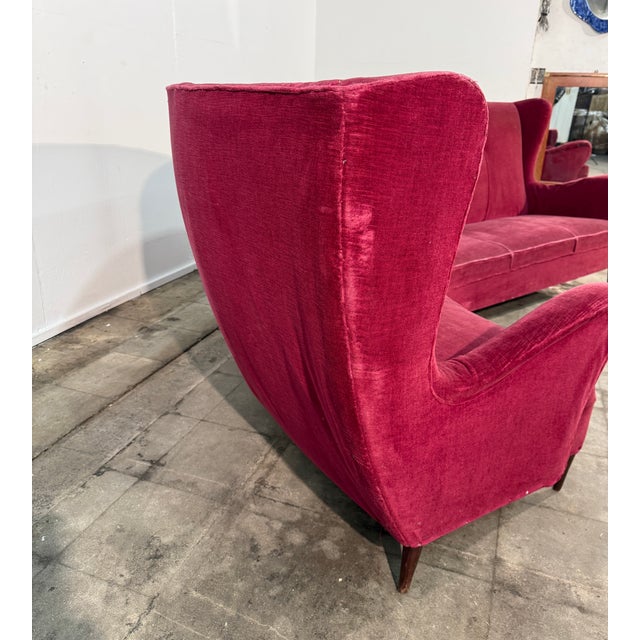 1950s Curved Sofa, Attributed to Ico Parisi, Italy, 1950s For Sale - Image 5 of 9