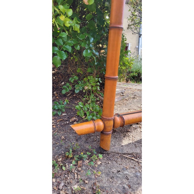 Antique Bamboo Style Mirror, 1890s For Sale - Image 5 of 9