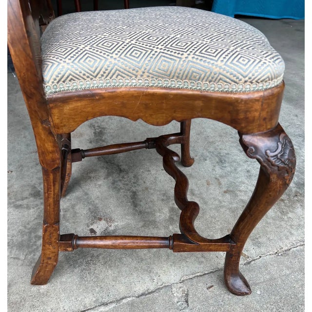 Brown Fine Set of 10 Early 18th Century Italian Dining Chairs For Sale - Image 8 of 9