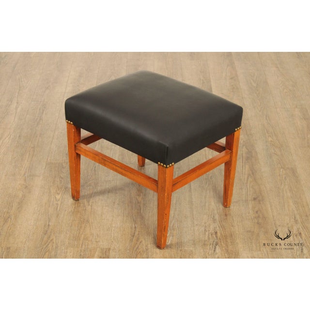 Regency Style Armchairs with Ottoman - 3 Pieces For Sale - Image 10 of 13