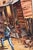 Wood Ernst Louizor (1938–2011) – Signed Haitian Market Scene Painting on Canvas For Sale - Image 7 of 10