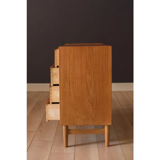 Danish Modern Teak Dresser Chest of Drawers by Henning Jorgensen For Sale In Monterey, CA - Image 6 of 9
