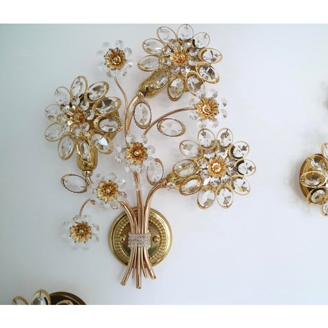 Metal 1970s Hollywood Regency Sconces Appliques by Palwa For Sale - Image 7 of 10