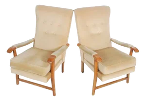 Mid-Century Modern Beech Easy Chair in the Style of Howard Keith, 1960s