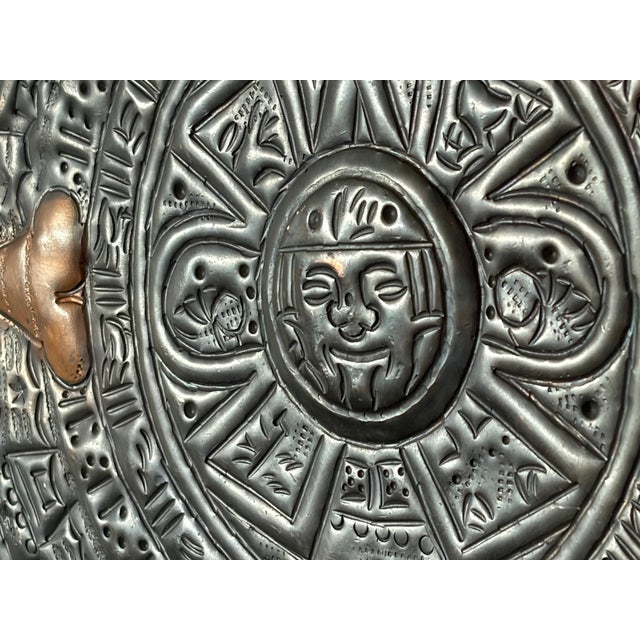 Artistic Wall Relief Piedra Del Sol Aztec Solar Calendar, 1970s For Sale - Image 17 of 18