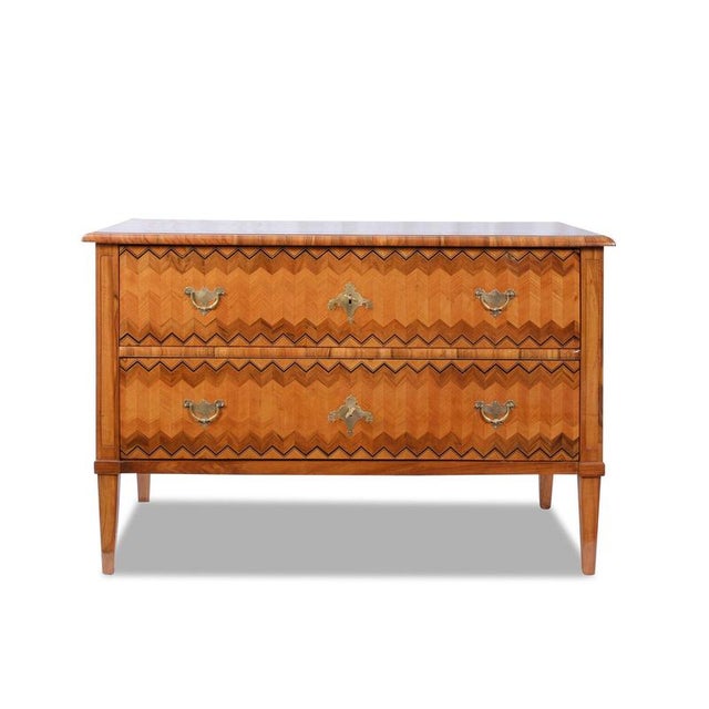 Traditional Louis XVI Chest of Drawers, Central Germany, 1790 For Sale - Image 3 of 13