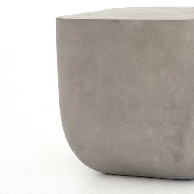 Four Hands Ivan Square Concrete End Table For Sale - Image 9 of 11