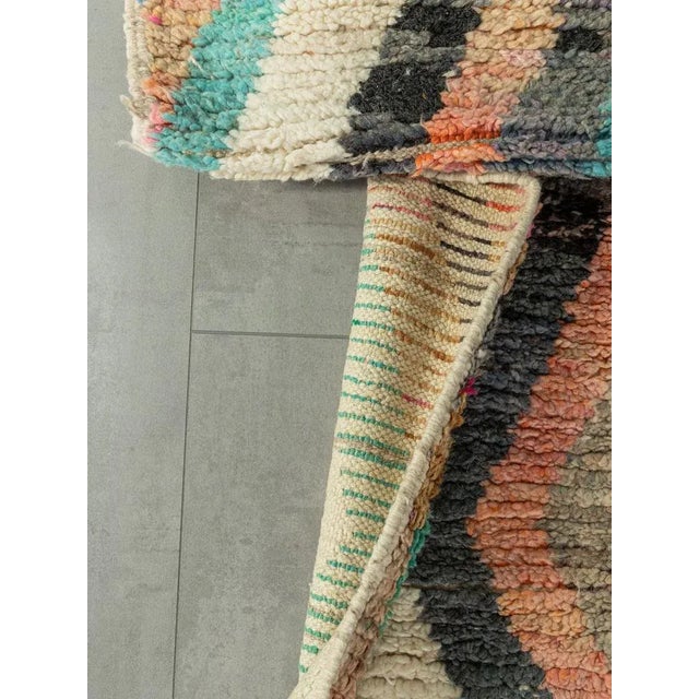 Metal Vintage Berber Runner Rug For Sale - Image 7 of 10