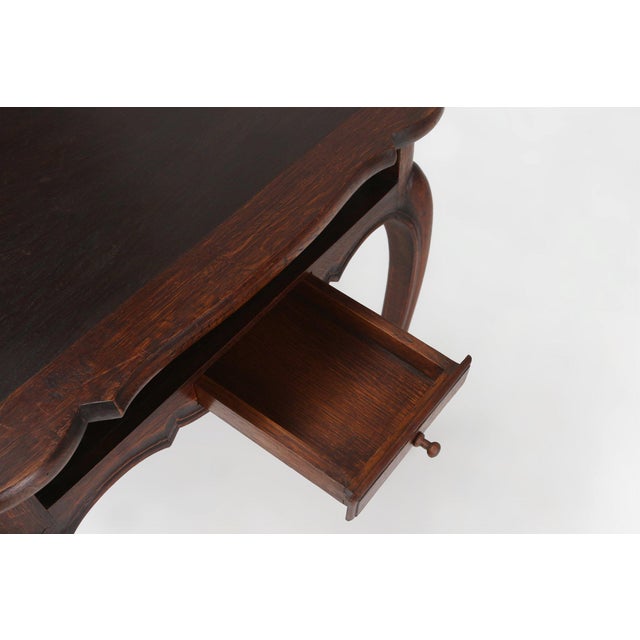 French Card Table in Wood, 1890s For Sale - Image 6 of 13