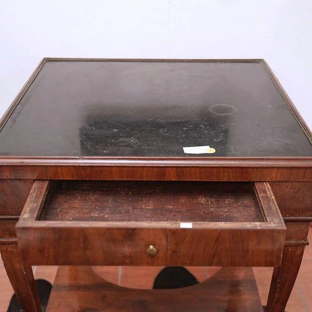 Desk Table with Slate Top For Sale - Image 3 of 9