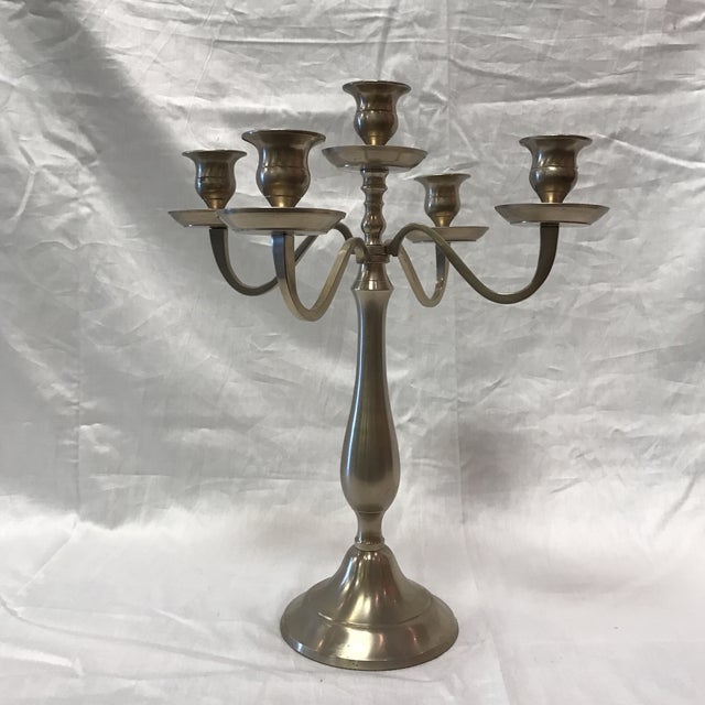 Restoration Hardware Pewter Candelabra Chairish