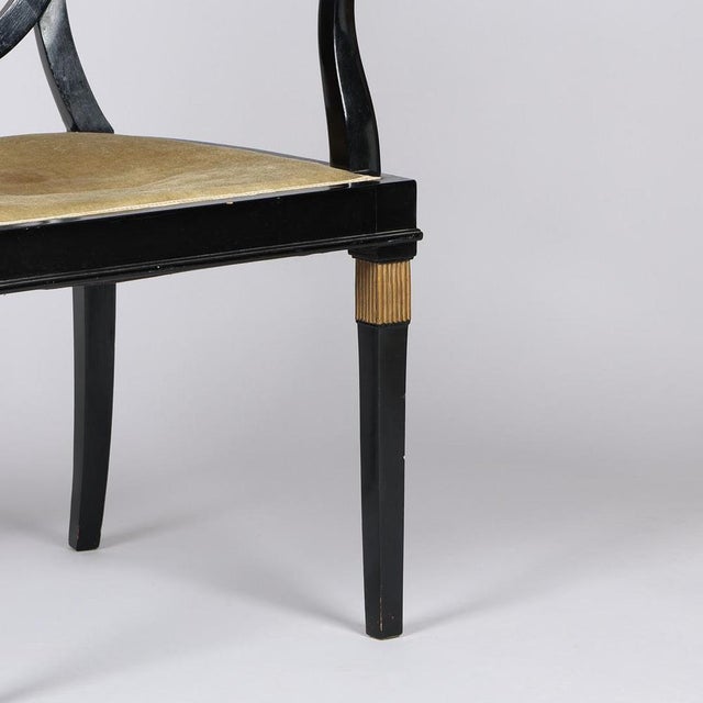 Spiderback Chair in the style of Edwin Lutyens, 1930s-1940s For Sale - Image 4 of 11