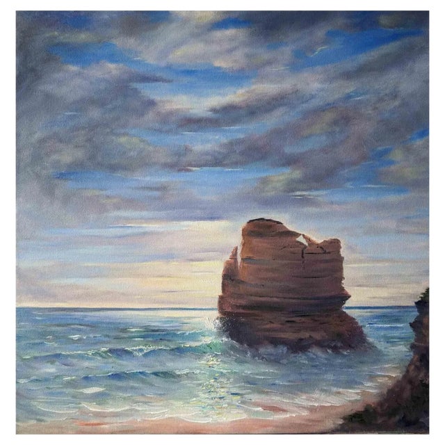 Adriano Bernetti da Vila, Ocean Road, Original Painting, 2018 For Sale