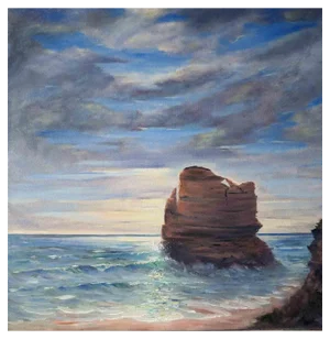 Adriano Bernetti da Vila, Ocean Road, Original Painting, 2018