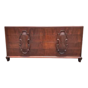 1950s Johnson Furniture Mahogany Dresser