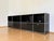 Black Ral 9011 Sideboard with 8 Compartments, 4 Doors and Pull-Out Shelf by Fritz Haller for USM Haller, Switzerland,...