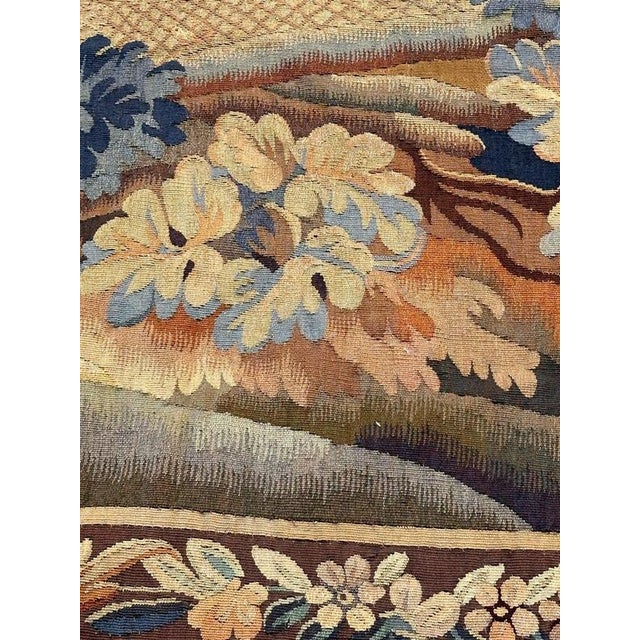 Vintage French Aubusson Tapestry, 1940s For Sale - Image 10 of 18