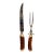 Vintage Stag Horn Handle Carving Knife and Fork by Stiletto - A Pair For Sale