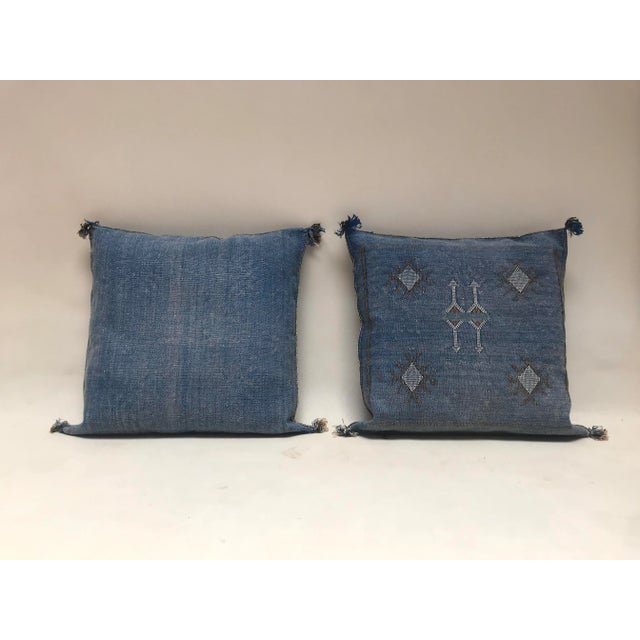 our Handwoven cactus silk pillow cover aka moroccan sabra pillows are refashioned from a cactus silk rug , the cactus silk...