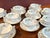English 1960s Royal Crown Derby “Marquis” Pattern A1222 Bone China Cream Soup Bowls & Underplates, Set of 10 For Sale - Image 3 of 12
