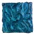 Contemporary Abstract Mixed Media on Wood "Saturn Blue" by Nikolaos Schizas For Sale