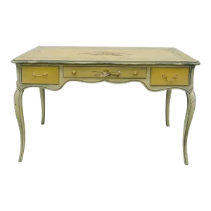 Early 20th Century Provincial Mahogany Newly Enamel Decorated Desk or Vanity