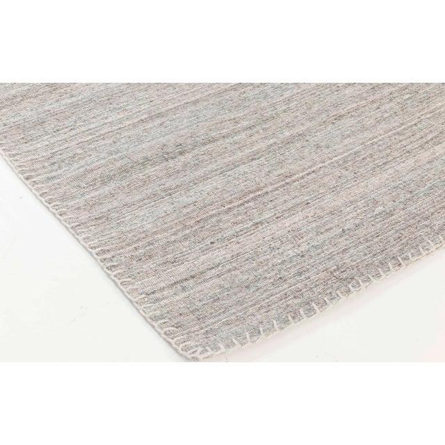 Bauer Collection Modern Grey Pattern-Less Rug by Doris Leslie Blau For Sale In New York - Image 6 of 7