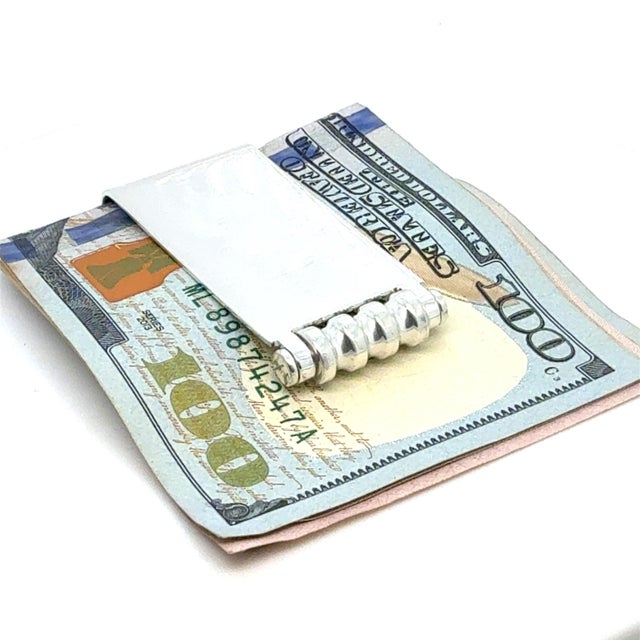 Tiffany & Co Estate Money Clips by Paloma Picasso Sterling Silver For Sale In New York - Image 6 of 8