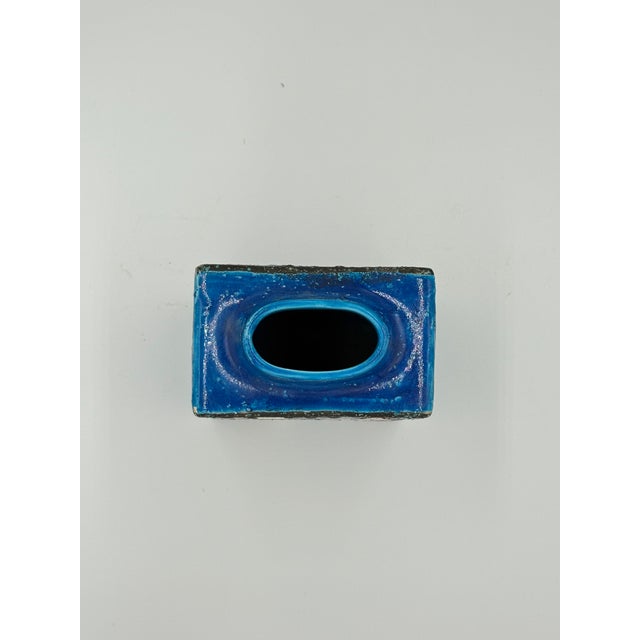 Bitossi 1960s Aldo Londi for Bitossi Italian Polychrome Onion-Pattern Vase For Sale - Image 4 of 5