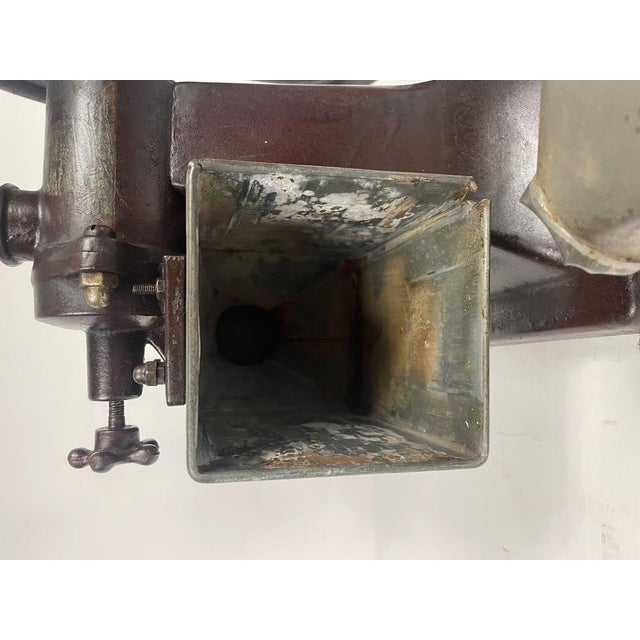 Antique Flywheel Coffee Grinder, 1890s For Sale - Image 9 of 16