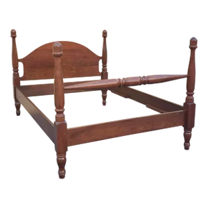 Clore Furniture Hand Made Light Cherry Full Size Poster Bed
