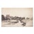 After Rembrandt, Landscape with a Canal, Pen Drawing, 19th Century For Sale - Image 5 of 6