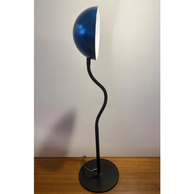 Postmodern Adjustable Blue Desk Lamp by Conran for Habitat, 1983 For Sale - Image 4 of 10
