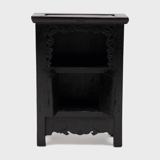 Chinese Petite Crackled Offering Cabinet, C. 1870 For Sale - Image 4 of 6
