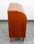 Wood Mid Century Danish Modern Desk Rolltop Secretary Teak Wood Denmark Vintage Legs For Sale - Image 7 of 10