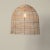 Beehive Chandelier in Natural Rattan For Sale - Image 4 of 5