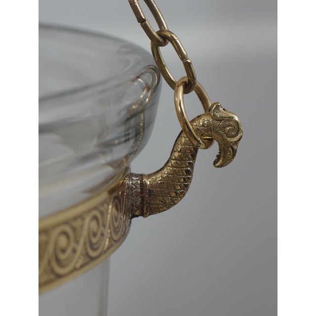 Virginia Metalcrafters 1990s Virginia Metalcrafters Colonial Williamsburg Bell Form Hanging Light Fixture For Sale - Image 4 of 10
