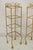 Italian Hollywood Regency Rope Tassel Gold 4 Tier Iron Etagere Shelf - A Pair For Sale - Image 4 of 10