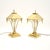 Mid-Century Modern Vintage Brass Table Lamps, 1970s, Set of 2 For Sale - Image 3 of 10
