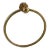 Contemporary Brass Hanging Circular Ribbon For Sale