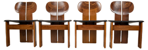 Africa Chairs by Tobia & Afra Scarpa for Maxalto, 1976, Set of 4