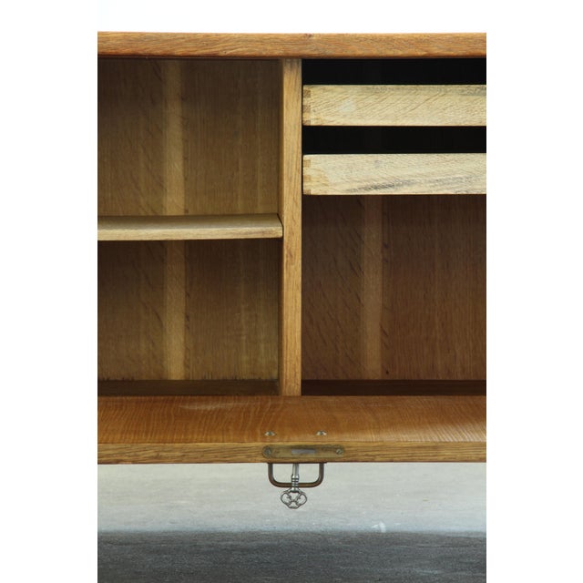 Danish Brutalist Oak Chest by Henning Kjærnulf, 1960s For Sale - Image 13 of 18